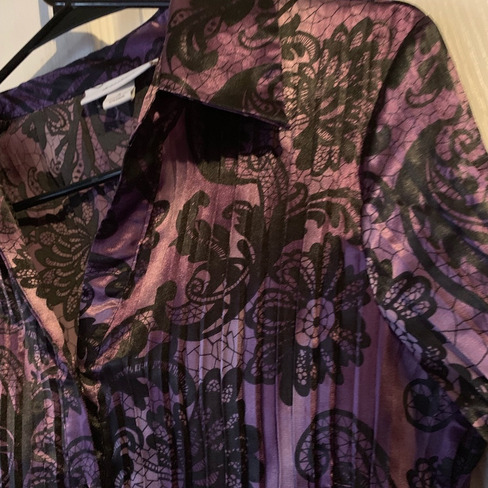 Silky dress shirt